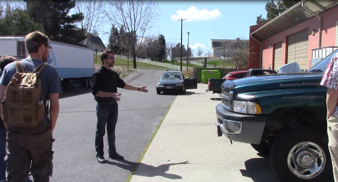 Biodiesel Lab Tour Outside